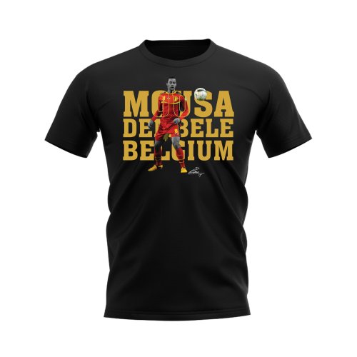 Mousa Dembele Belgium Player Tee (Black)