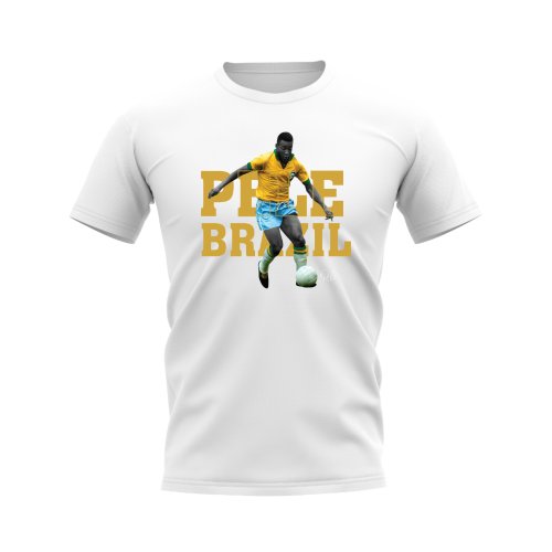 Pele Brazil Player Tee (White)