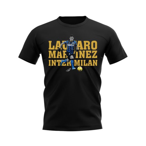 Lautaro Martinez Inter Milan Player Tee (Black)