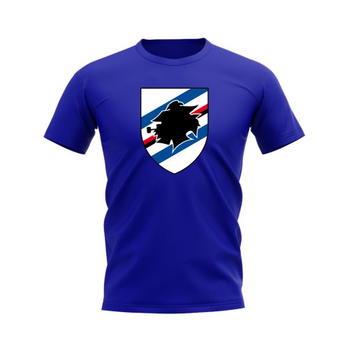 Sampdoria Badge T-Shirt (Royal Blue)