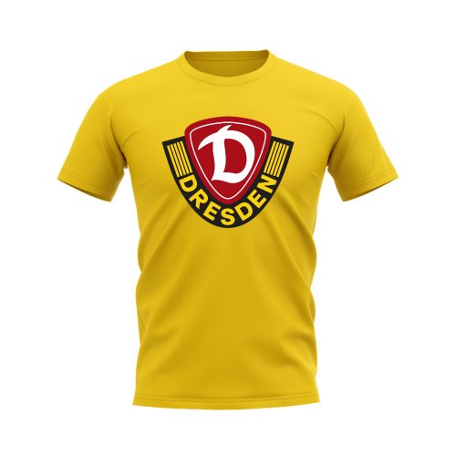 Dynamo Dresden Badge T-Shirt (Yellow)