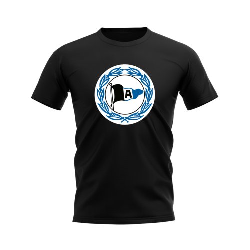 Arminia Bielefeld Badge T-Shirt (Black)
