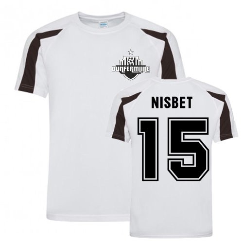 Kevin Nisbet Dunfermline Sports Training Jersey (White)