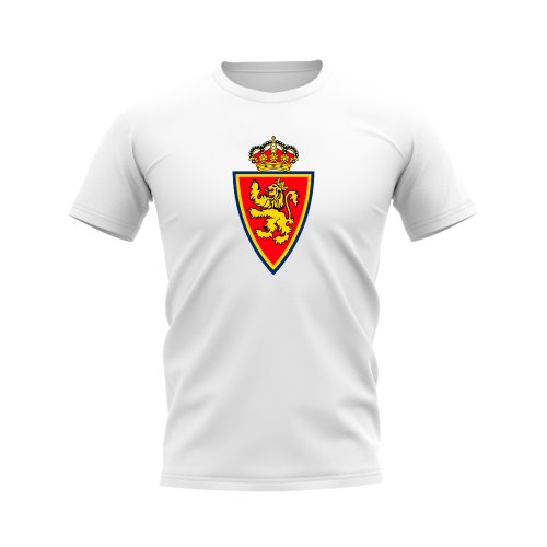 Real Zaragoza Badge T-Shirt (White)