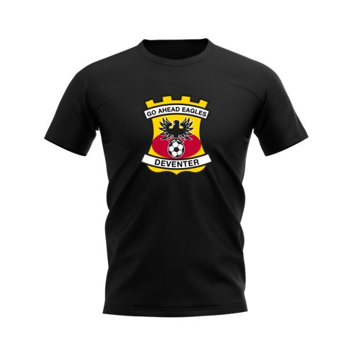 Go Ahead Eagles Badge T-Shirt (Black)