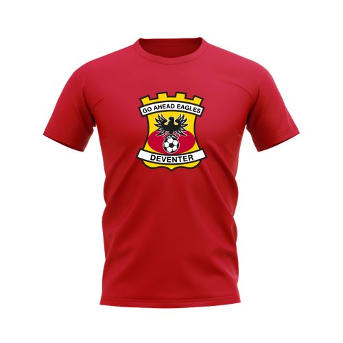 Go Ahead Eagles Badge T-Shirt (Red)