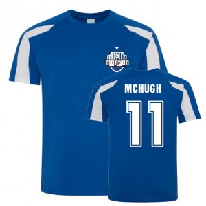 Bob McHugh Greenock Morton Sports Training Jersey (Blue)