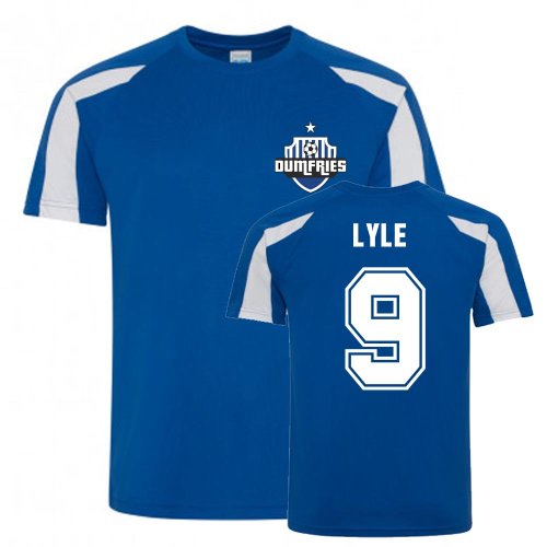 Derek Lyle Queen Of The South Sports Training Jersey (Blue)