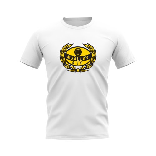 Mjallby Badge T-shirt (White)