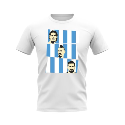 Cavani Hamsik Lavezzi Napoli T-Shirt (White)