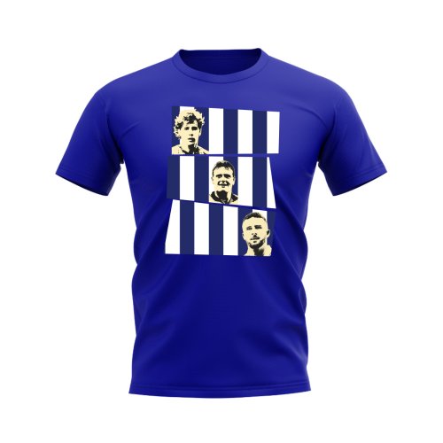 McCoist Gascoigne Ferguson Rangers T-Shirt (Royal Blue)