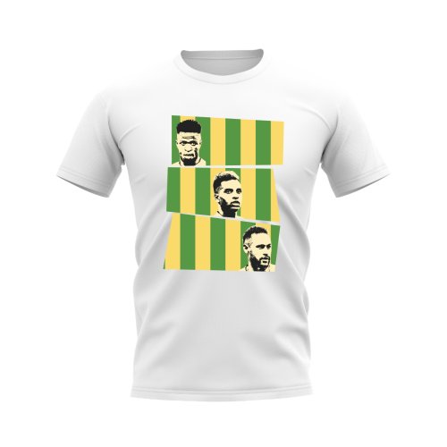 Vini Rodrygo Neymar Brazil T-Shirt (White)