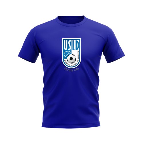 Dunkerque Badge T-shirt (Royal Blue)