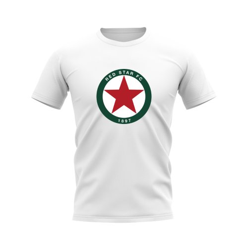 Red Star Paris Badge T-shirt (White)