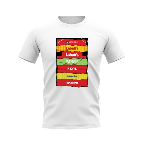 Nottingham Forest Shirt Sponsor History T-shirt (White)