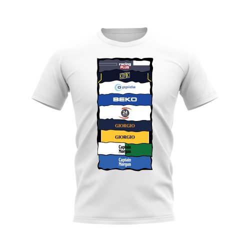 Millwall Sponsor History T-shirt (White)