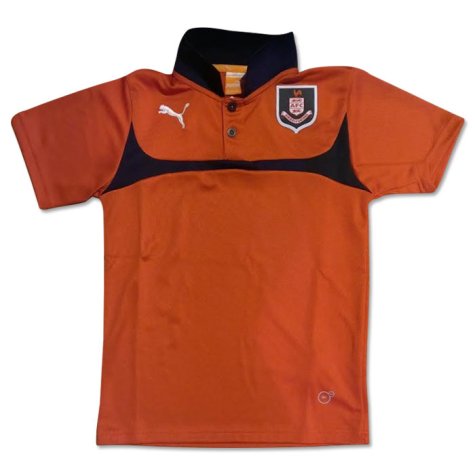 2014-2015 Airdrieonians Puma Polo Shirt (Red-Black) - Kids