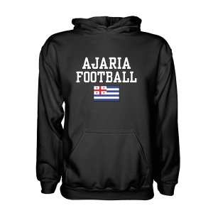 Ajaria Football Hoodie - Black Ajaria Football Hoodie - Black