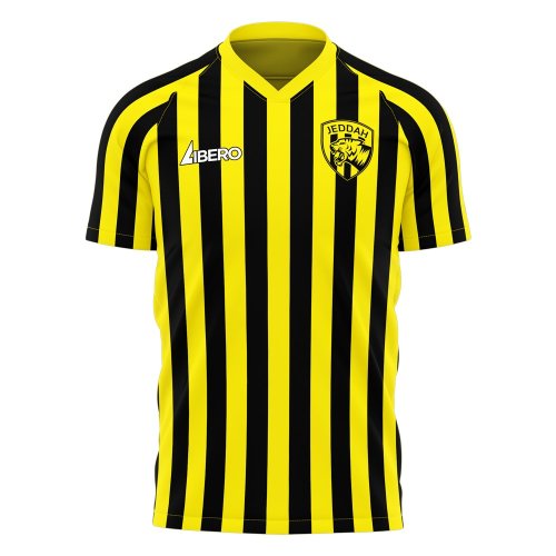 Al-Ittihad 2024-2025 Stripe Home Concept Football Kit (Libero)