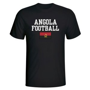 Angola Football T-Shirt - Black