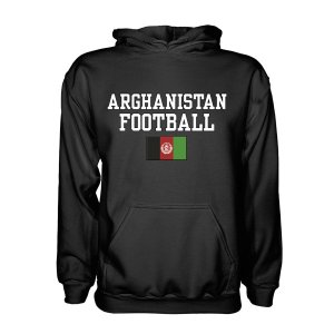 Arghanistan Football Hoodie - Black Arghanistan Football Hoodie - Black