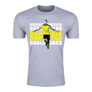 Pierre Emerick Aubameyang Dortmund Goalscorer T-Shirt (Grey)