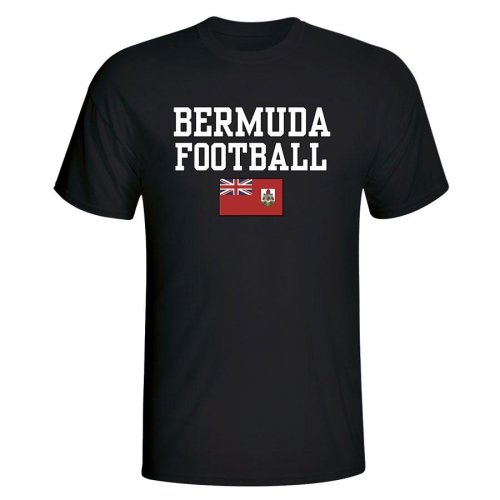 Bermuda Football T-Shirt (Black)