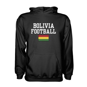 Bolivia Football Hoodie - Black Bolivia Football Hoodie - Black