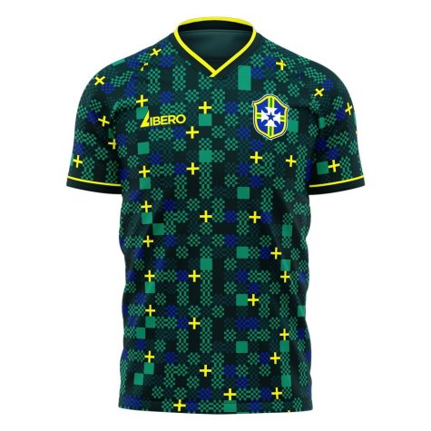 Brazil 2024-2025 Third Concept Football Kit (Libero)