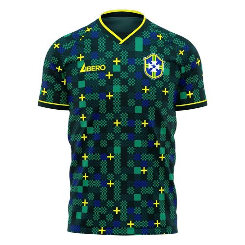 Brazil 2024-2025 Third Concept Football Kit (Libero)