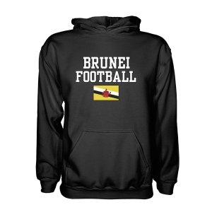 Brunei Football Hoodie - Black Brunei Football Hoodie - Black