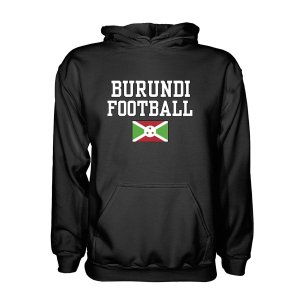 Burundi Football Hoodie - Black Burundi Football Hoodie - Black