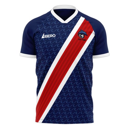 Cape Verde 2024-2025 Home Concept Football Kit (Libero)