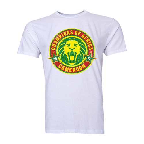 Cameroon African Nations Winners T-Shirt (White) - Kids