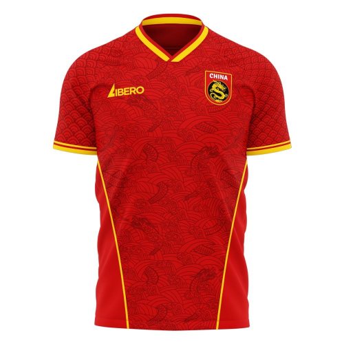 China 2024-2025 Home Concept Football Kit (Libero)