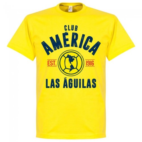 Club America Established T-Shirt - Yellow