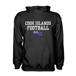 Cook Islands Football Hoodie - Black Cook Islands Football Hoodie - Black