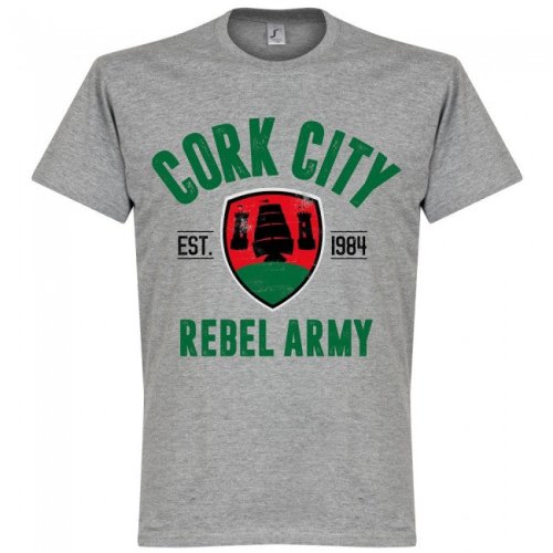 Cork City Established T-Shirt - Grey