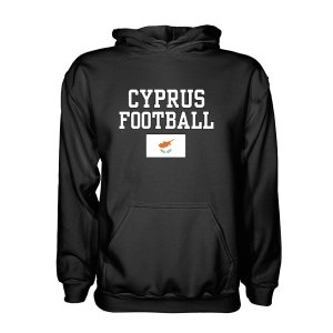 Cyprus Football Hoodie - Black Cyprus Football Hoodie - Black