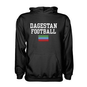 Dagestan Football Hoodie - Black Dagestan Football Hoodie - Black