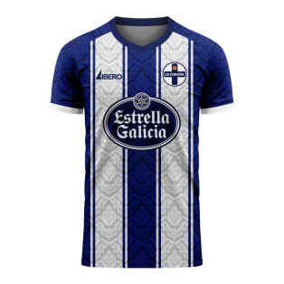 Deportivo La Coruna 2024-2025 Home Concept Football Kit (Libero) - Adult Long Sleeve