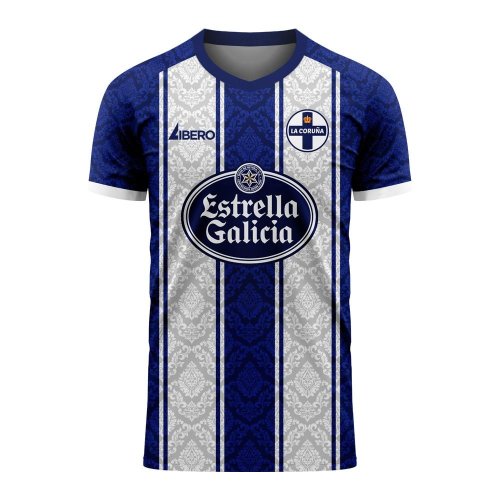 Deportivo La Coruna 2024-2025 Home Concept Football Kit (Libero)