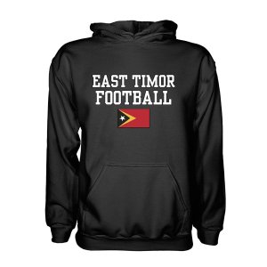 East Timor Football Hoodie - Black East Timor Football Hoodie - Black