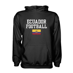 Ecuador Football Hoodie - Black Ecuador Football Hoodie - Black