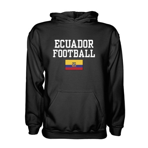 Ecuador Football Hoodie - Black