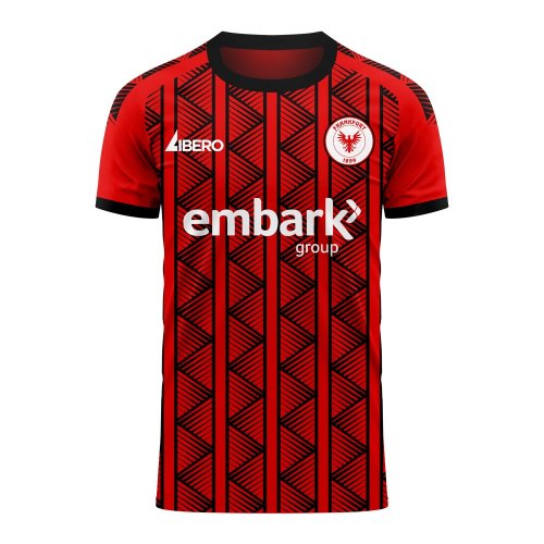 Eintracht Frankfurt 2024-2025 Home Concept Football Kit (Libero)