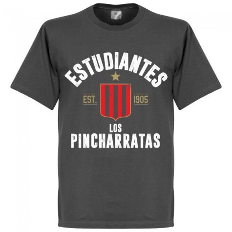 Estudiantes Established T-Shirt - Dark Grey