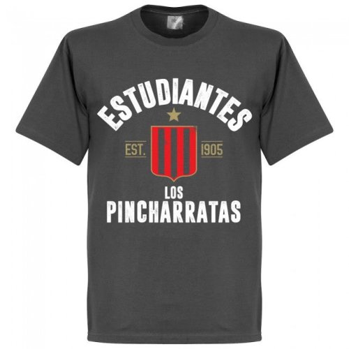 Estudiantes Established T-Shirt - Dark Grey