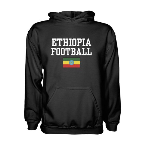 Ethiopia Football Hoodie - Black
