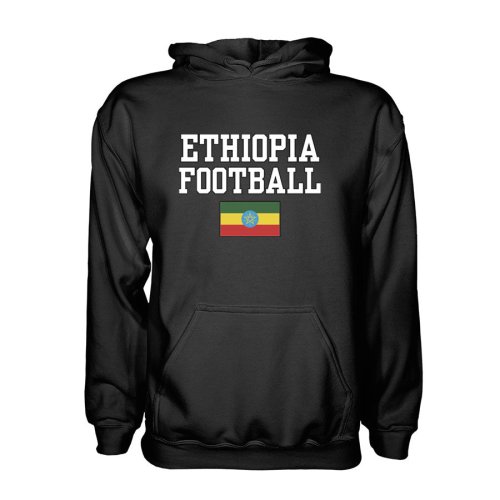 Ethiopia Football Hoodie - Black